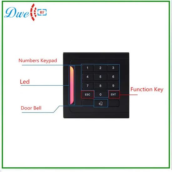 125kHz ID Card Access Control Keypad Reader Color Black IP Rating IP65 ...
