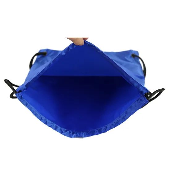 Promotional Fashionable Recycled Polyester Fabric Backpack School Drawstring Bag - Image 5
