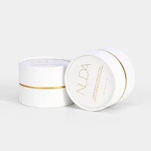 Embossed Round Paper Tube Packaging Box for Custom Eyeliner Design - Image 2