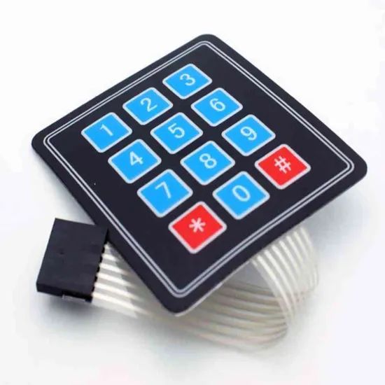 New 4X3 12 Key Matrix Membrane Switch Keypad Keyboard from China - Freshdi