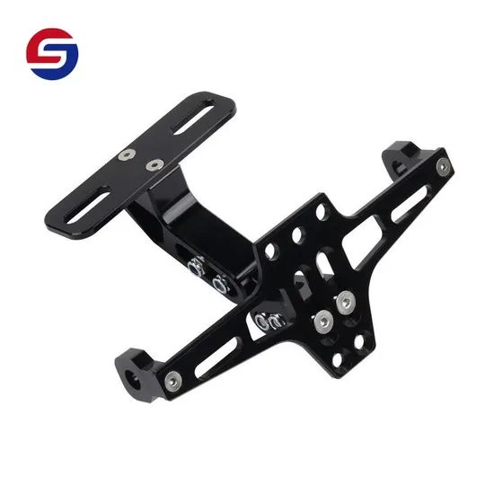 Motorcycle Msx Adjustable License Plate Frame Bws Large Displacement Modified Electric Motorcycle Aluminum Alloy Aircraft License Frame - Image 1