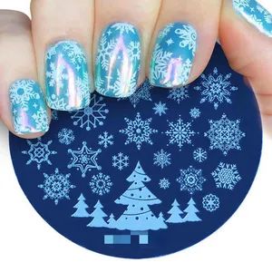 Colorful Embossed Designs Chemical Etching Stamping Nail Plates - Image 6