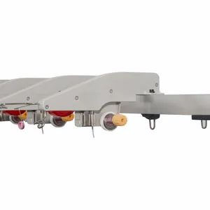 China High-Efficiency Blue Knitting Machine for Raschel Blanket Manufacturing - Image 2