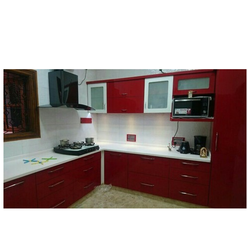 Sannidhi Acrylic Finished Modular Kitchens Style Modern Brand Sannidhi Door Finish Acrylic Carcase material Plywood Countertop Material Composite - Image 3