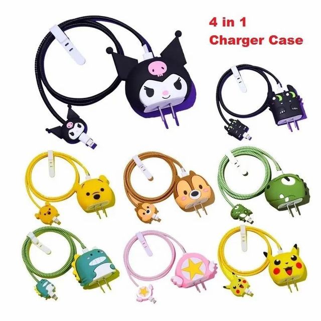Clip Silicone dock cable protector Style Clip Length 1.5 m Form Factor Case Shell Type Hybrid Colour Sponge-Bob Material - Image 3