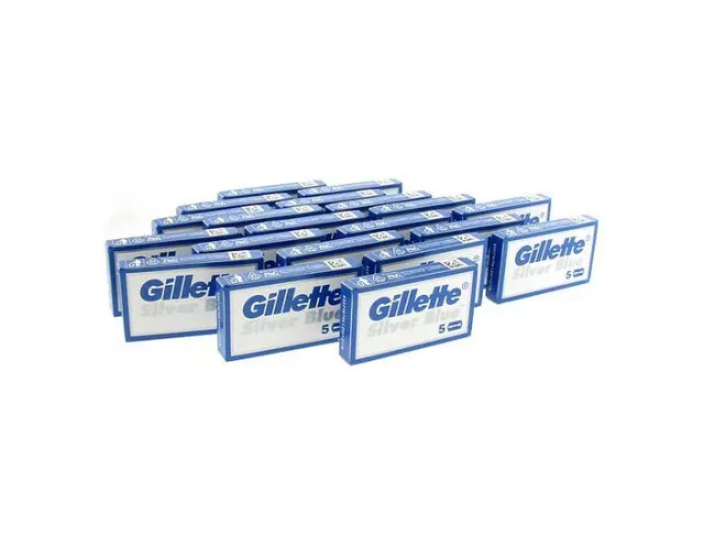 Gillette 7 O'Clock Super Platinum Black Double Edge Razor Blades - Image 4