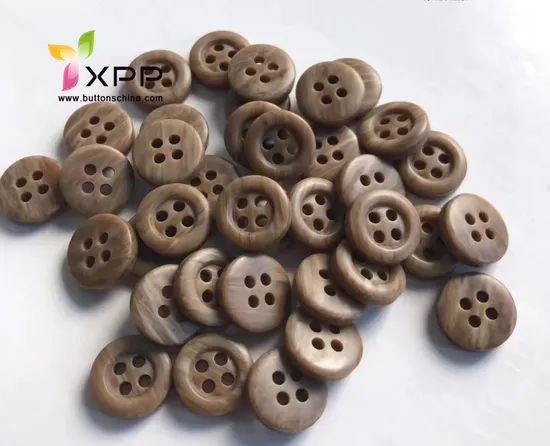 Imitation Wood Button for Shirt - Image 2