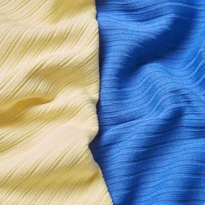 High Quality 60% Polyester 35%Cotton 5%Spandex Stretch Ottoman Rib Knit Fabric - Image 1
