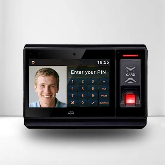 Linux Based 7" Touch Screen WiFi Time Attendance Device Biometric Access Control with MIFARE Door Access Card Reader - Image 2