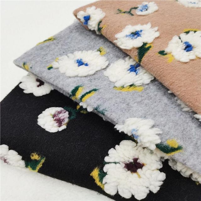 3D Jacquard Sherpa Fleece Fabrics for garmnet,handbag - Image 1