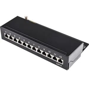 CAT6 12 Ports RJ45 Network Patch Panel Type IDF Origin China Trademark OEM Usage STP, UTP Connector RJ45 Color as Request - Image 2