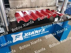 Single-Layer Cold-Formed Tile Pressing Machine Color Steel Cold Roll Forming Machine Roofing Panel Making Machine - Image 4