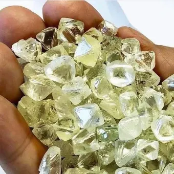 White Rough Diamonds 1-5 Carat HPHT Lab Grown Diamond Rough Diamonds - Image 1