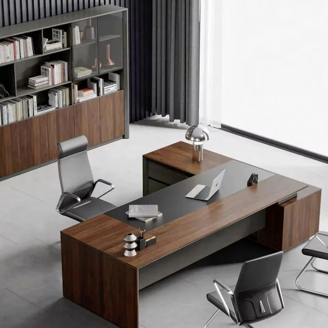 Wooden Office Partition Color Brown Material UPVC Height 10 Feet Partition Type Fixed - Image 3