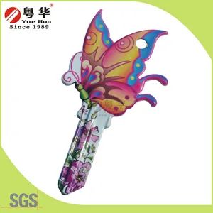 Premium Custom Groovy Key Blanks in Durable Brass for Unique Doors from ...