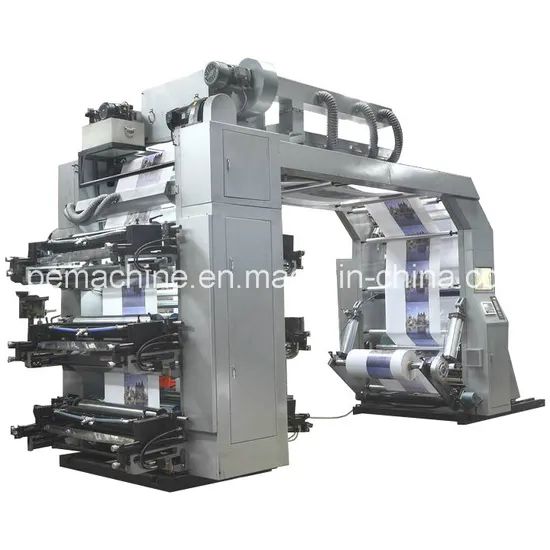 6 Colors High Speed Flexo Printing Machine Type Ink Jet Origin China Model NO. HYT Trademark sanbi HS Code 84431600 Structure - Image 4