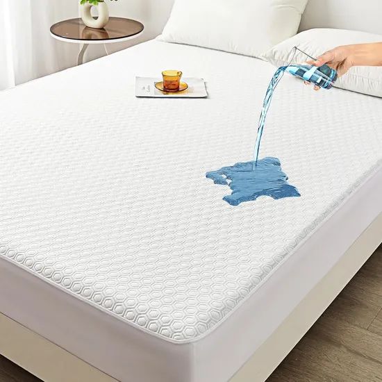 Cooling Waterproof Mattress Protector Breathable Soft Fitted Mattress Protector Covers - Image 1