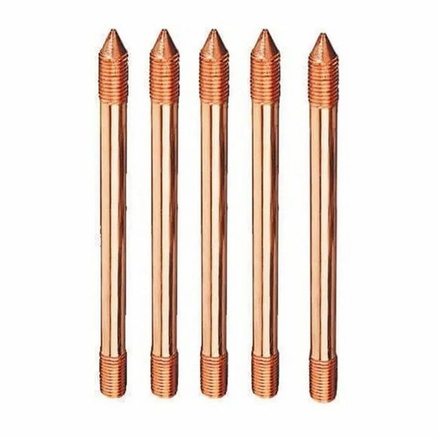Copper Clad Steel Ground Rod Shape Round Material Copper I Deal In New Only Brand Arete Powertech Usage/Application - Image 1