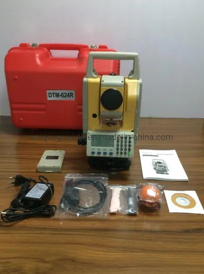Cheap Price Total Station Dtm624r Image Erect Non-Prism 400m Three Prism 5km Minimum Focus 1m Field of View 5° Trademark - Image 2