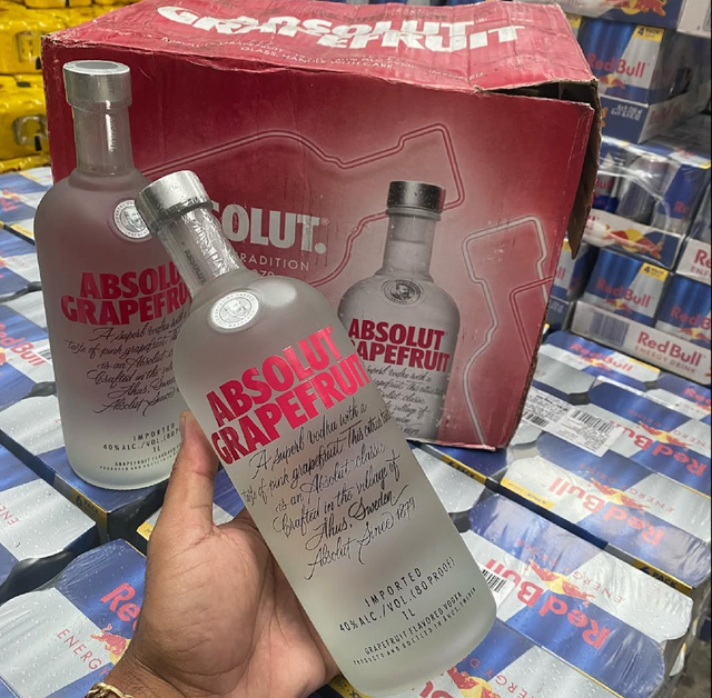 ORIGINAL Absolut Flavored Vodka 1 LITER GLASS BOTTLE Raspberry, Peach, Berry Açaí, Watermelon & Mango SALE - Image 3