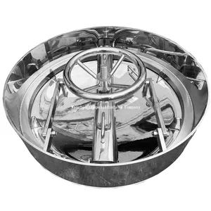 Stainless Steel SS316 Food Grade Round Pressure Inward Cm 2 Shell Tank Manway - Image 3