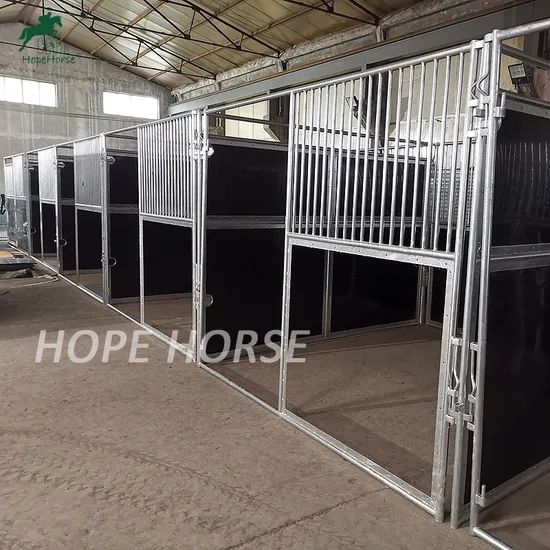 Safe and Portable Australian Standard Portable Galvanized Horse Stable Panel Stall House Equipment - Image 4