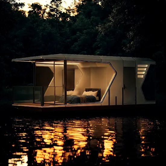 China Professional Manufacture Custom Movable Luxury Modern Mobile Prefabricated Space Capsule Hotel - Image 1