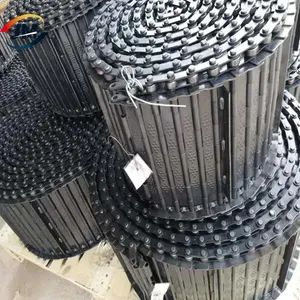 Hinged Steel Slat Conveyor Belt Chain Driven for Handling Recycling Forging - Image 3