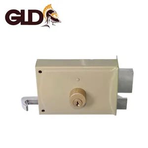 Factory Supply Door Rim Lock. Logo Is Key Zamak Part Lock Width 96.5 Size 120mm Style Modern Backset 60mm HS Code 8301 Thickness - Image 4