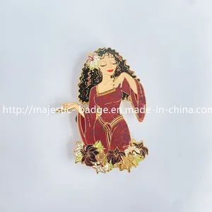 Custom Gold Plating Hard Enamel Lapel Pin Size 3.5" Color Silver Material Alloy Trademark None Thickness 2.0mm Specification SGS - Image 3