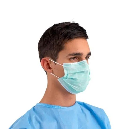 Disposable Personal Protective Earloop Face Mask Color Blue Trademark Riway Shape Dust Mask Model NO. Face Mask Mask Type Safe-Type - Image 2