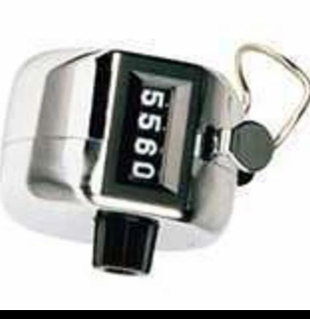 Hand Tally - Jaap Counter, For Industrial Weight 65 gm Shape Circular Mechanism Electronic Size 5.1 x 4.7 x 4.1 cm Brand Prestige - Image 3