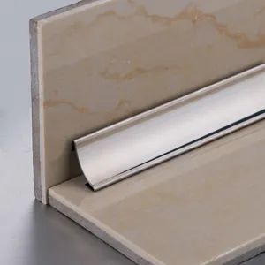 Stainless Steel L Shape Flexible Skirting Type Round Material Metal Color Ba Brushed Finish Ba Brushed Model NO. SCCP - Image 3