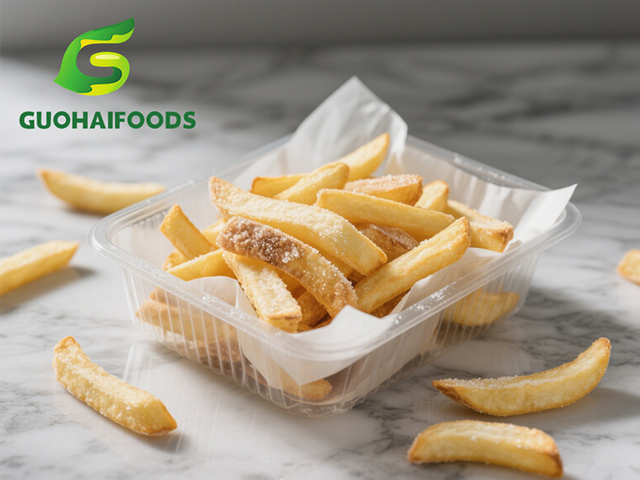 pre-frying factory price frozen french fries IQF/ frozen potatoes fries guohai frozen foods fruits and vegetables - Image 4