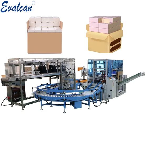 Fall Type Line Case Packer for Tissue Toilet Rolls Kitchen Rolls - Image 1
