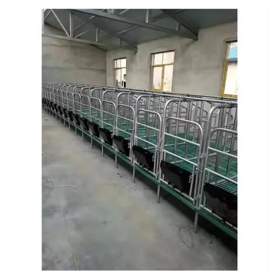 Factory Direct Pig Farm Equipment Pig Fattening Pen Finishing Crates Galvanized Steel Stall Animal Cage Pig Cage - Image 6