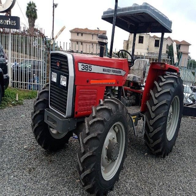 Used Massey Ferguson 385 4WD Wheel Tractor 70HP Gear Drive Farm Tractor for Engine Gearbox Pump High 1 Year Warranty - Image 1
