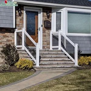 Waterproof PVC Deck Railing/ PVC Handrail Spiral Stairs/Vinyl Railing - Image 3