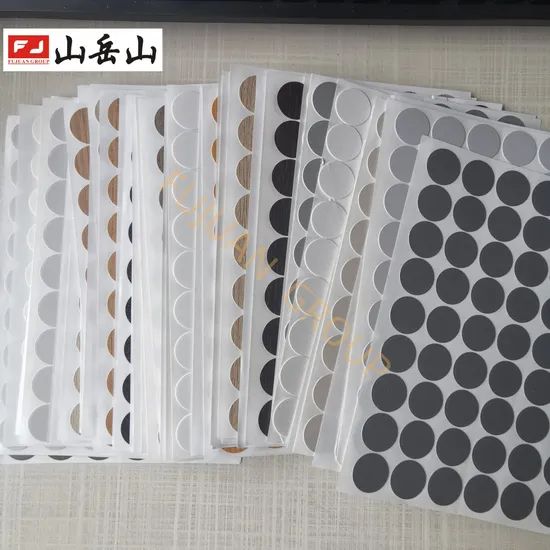 High Quality Adhesive PVC Screw Cover Caps Color White Material PVC Origin China Condition New Model NO. FUJUAN Trademark - Image 3