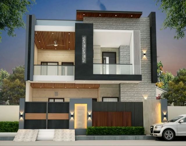 Bungalow Front Elevation Designing Service Service Mode Offline Service Location India Features Timely Rendered Payment Mode Online And - Image 2