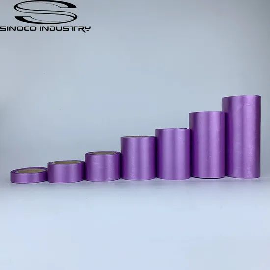 High-Quality Custom Satin Sashes Sinoco Purple Ribbon Printed Logo Wedding Birthday - Image 1