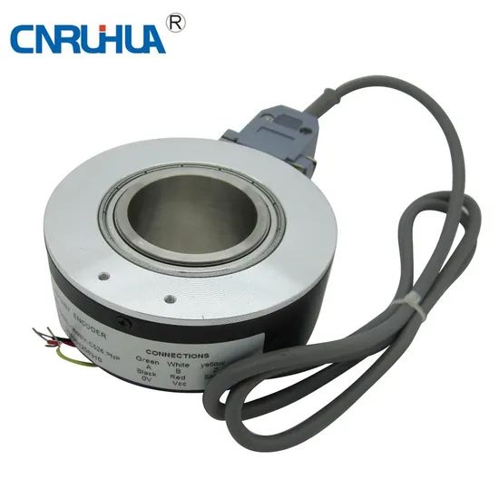 9040 100mm Hollow Shaft Rotary Encoder Package SMD Material Metal Brand Cnruihua Model NO. 9040 Origin Zhejiang Usage Speed - Image 6