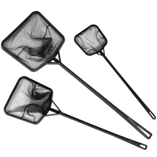 Fish Tank Fishing Net Round Square Fish Fishing Hand Goldfish Ornamental - Image 1