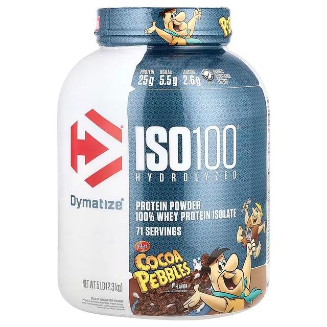 Dymatize ISO 100 Hydrolyzed Whey Protein Isolate Fast Absorbing Formula - Image 1