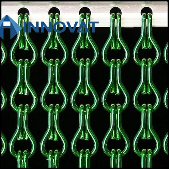 Aluminium Metal Chain Fly Pest Insect Door Screen Curtain Control Silver or Gold Screens & Room Divider - Image 5