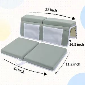 Kids Pet Bath Essentials with Pockets Quick Drying Kids Baby Bath Mat - Image 2