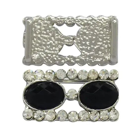 Solid Hardware Shoes Accessory/Lady Shoes Decorations with Rhinestone - Image 3