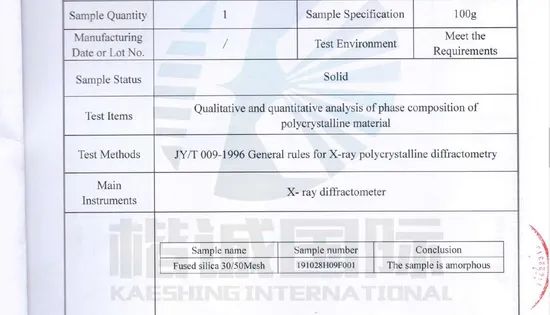 Promotion Price Fused Silica Sand for Investment Casting - Image 6