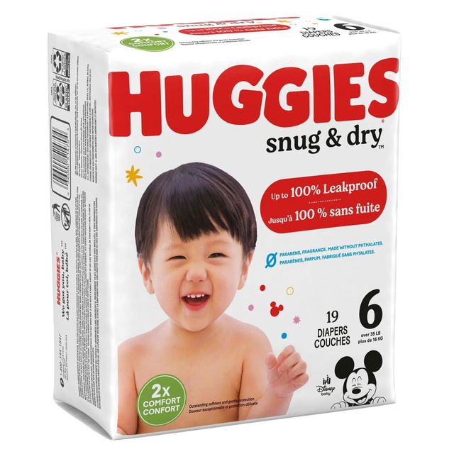 Huggies Baby Diapers Premium Soft Absorbent Leak Guard Comfortable Fit for Newborn Infant Toddler - Image 4