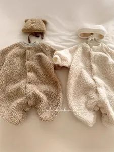 Baby Unisex Romper 100% Cotton Round Neck Long Sleeve Blue Green Pink Red White 2-18Y MOQ100 15D - Image 2